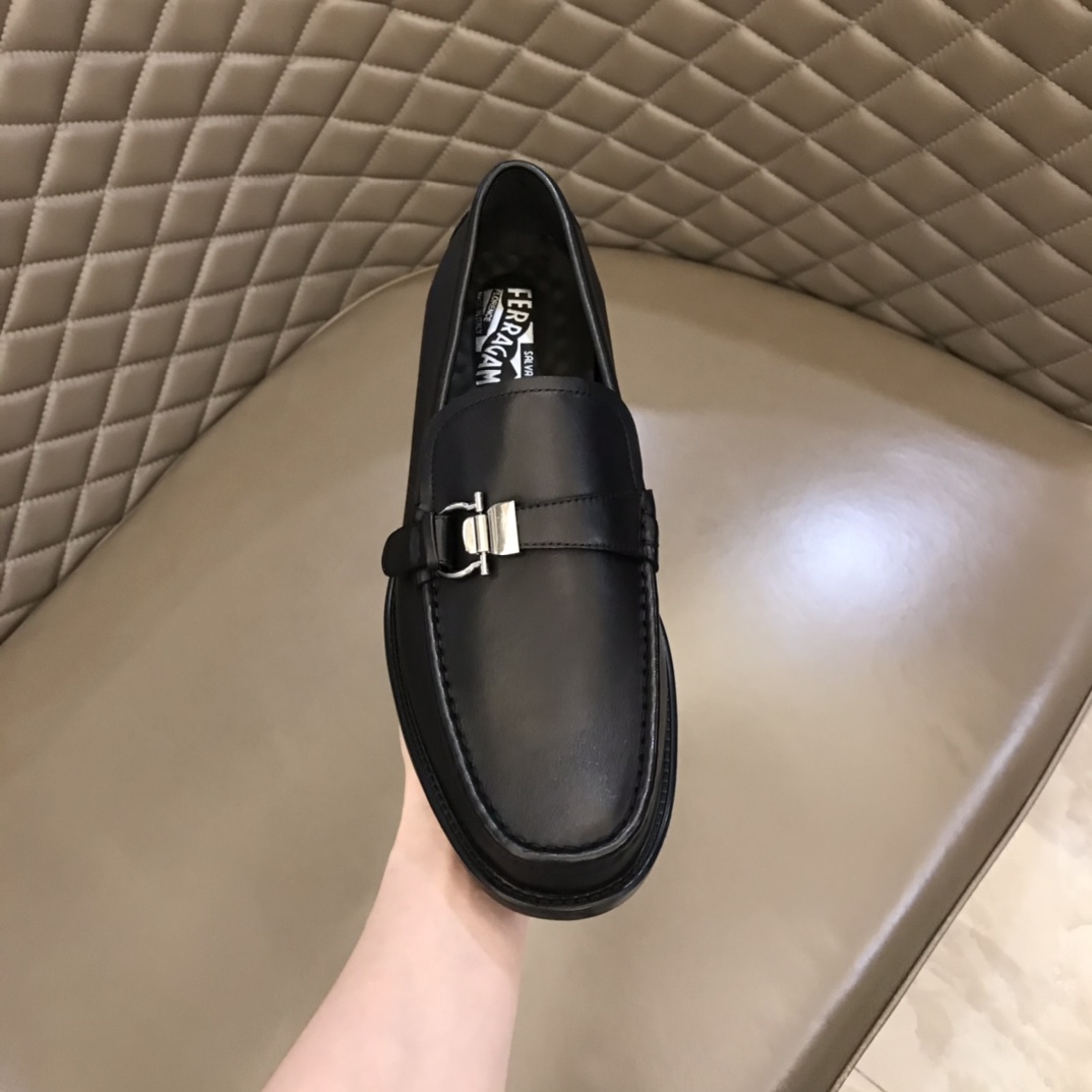 Salvatore Ferragam菲拉格慕   男士休闲乐福皮鞋