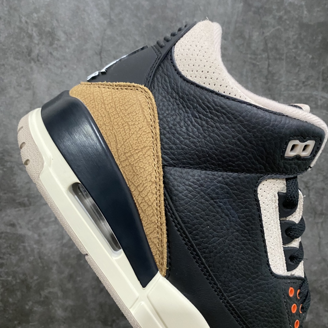 图片[6]-X版纯原 Air Jordan 3 Retro aj3 黑棕 大象 原鞋原楦头纸板开发 极致一眼正品既视感 原厂进口皮料打造 最大限度还原公司正品 货号：CT8532-008 尺码：40-47.5-选品中心