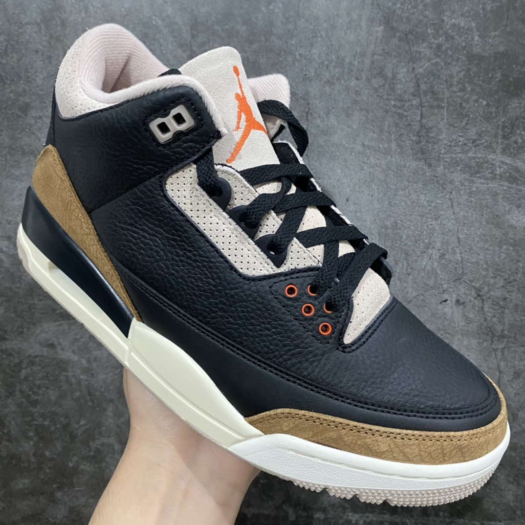 图片[3]-X版纯原 Air Jordan 3 Retro aj3 黑棕 大象 原鞋原楦头纸板开发 极致一眼正品既视感 原厂进口皮料打造 最大限度还原公司正品 货号：CT8532-008 尺码：40-47.5-选品中心