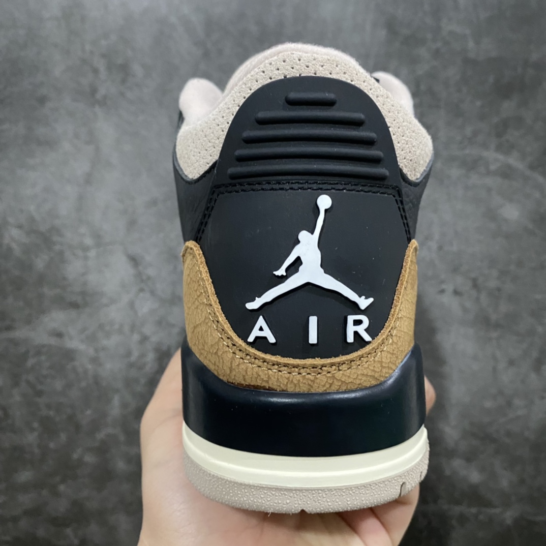 图片[4]-X版纯原 Air Jordan 3 Retro aj3 黑棕 大象 原鞋原楦头纸板开发 极致一眼正品既视感 原厂进口皮料打造 最大限度还原公司正品 货号：CT8532-008 尺码：40-47.5-选品中心