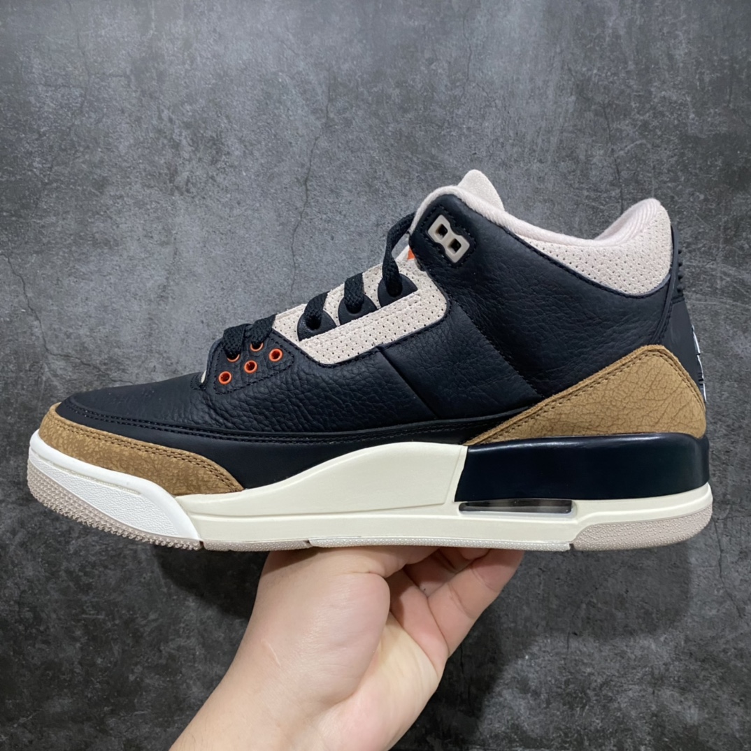 图片[2]-X版纯原 Air Jordan 3 Retro aj3 黑棕 大象 原鞋原楦头纸板开发 极致一眼正品既视感 原厂进口皮料打造 最大限度还原公司正品 货号：CT8532-008 尺码：40-47.5-选品中心