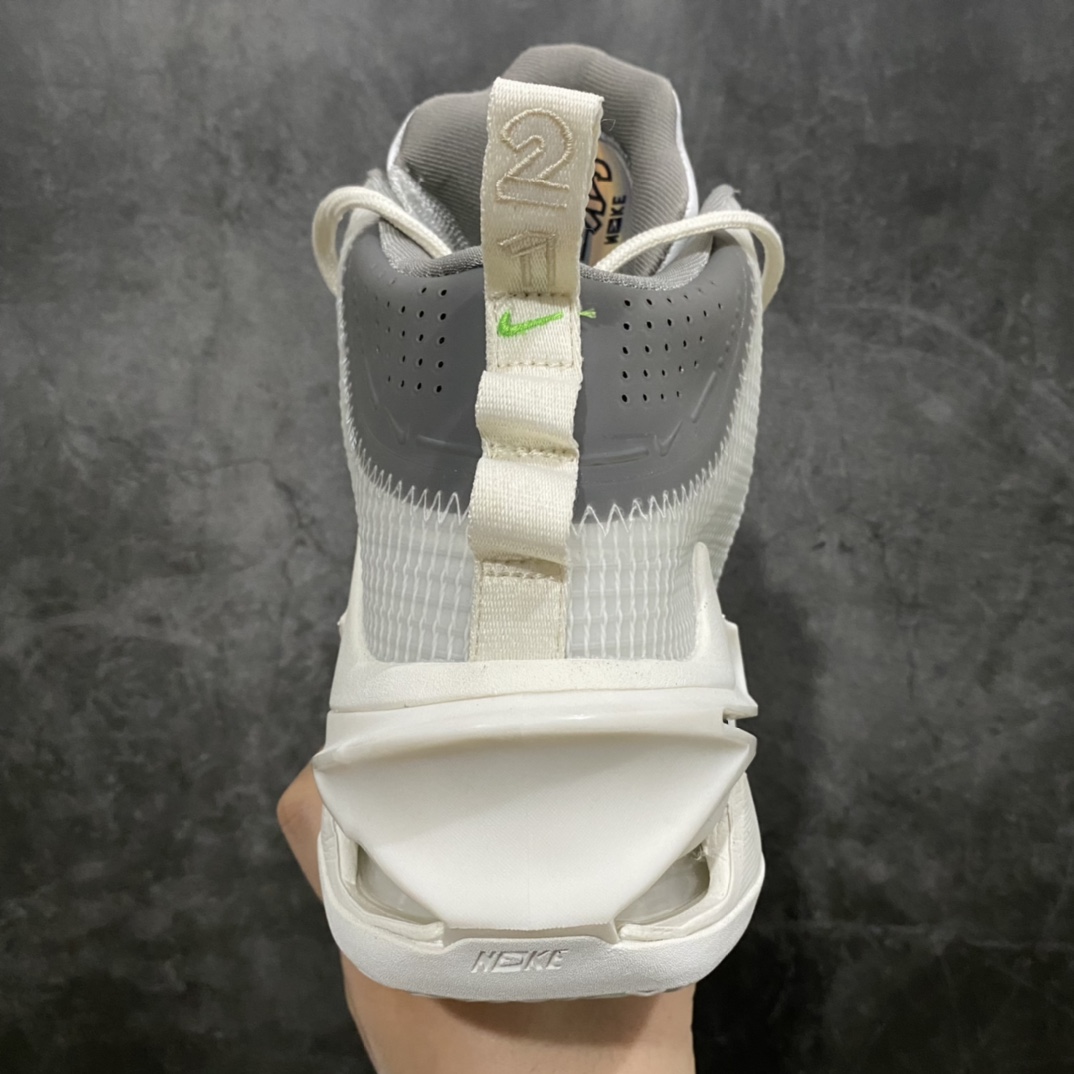 图片[4]-Nike Air zoom G.T.Jump EP 实战篮球鞋 灰白 国内版 独家私模开发 定制梭织面料 十分透气 真纤维气垫加持 脚感无敌 百分之百还原原版味道 货号：DC9039-101 尺码：39-46-选品中心