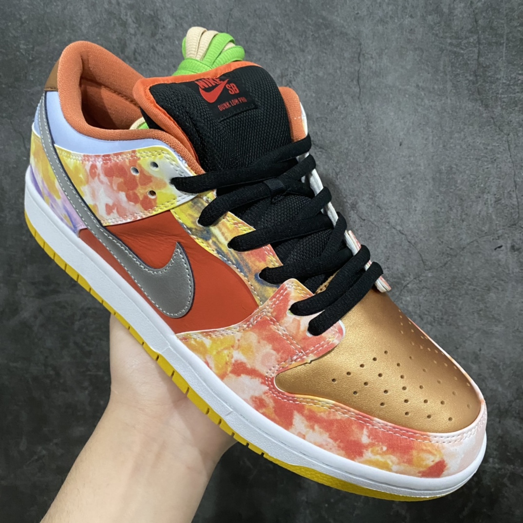 图片[5]-NK SB Dunk Low Pro \”Street Hawker\” 食神鸳鸯 Top纯原生产线出品 代表历史最强FK 市售唯一正确对版 原版礼盒 配件齐全（双倍邮费） 花费重金开发定制礼盒 全套包装 鞋身原厂透芯头层牛皮 皮料等待3个月 鞋面高频3D打印、后跟电绣 原档案数据制作 原楦原纸板开发 匹配原版98%以上 后跟垫棉独家呈现 后跟反口里弧度正确 全新后跟电绣 电绣针数与ZP一致 货号：BQ6817 尺码：36 36.5 37.5 38 38.5 39 40 40.5 41 42 42.5 43 44 44.5 45 46-选品中心
