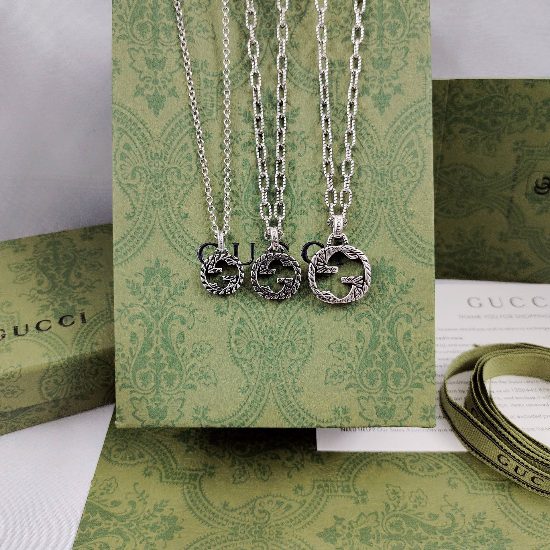 Gucci Fashion
 Jewelry Necklaces & Pendants Black Monogram Eclipse