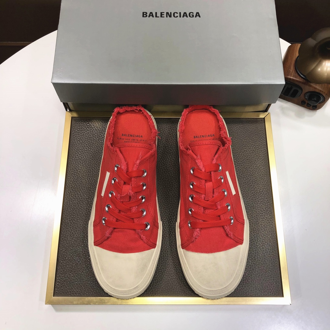 I5 Balenciaga  [巴黎世家] 情侣款 官网最、欧洲原版购入拆解 1:1复制 原版大底 面料进口帆布，原版一致的用料 原版一致的工艺，情侣款男码40-44 女码35-39