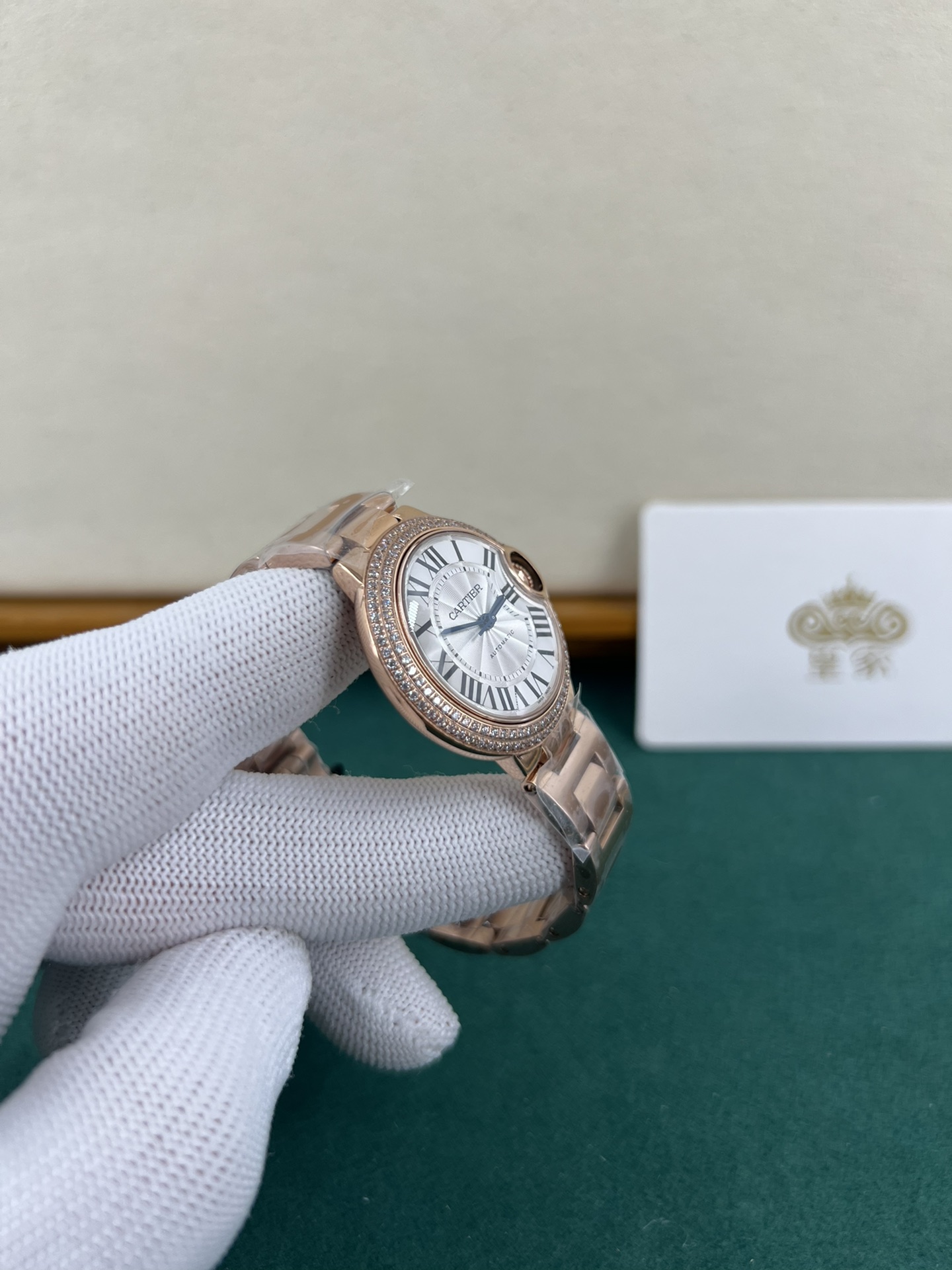 Cartier 皇家 卡地亚蓝气球系列，33玫瑰金双钻