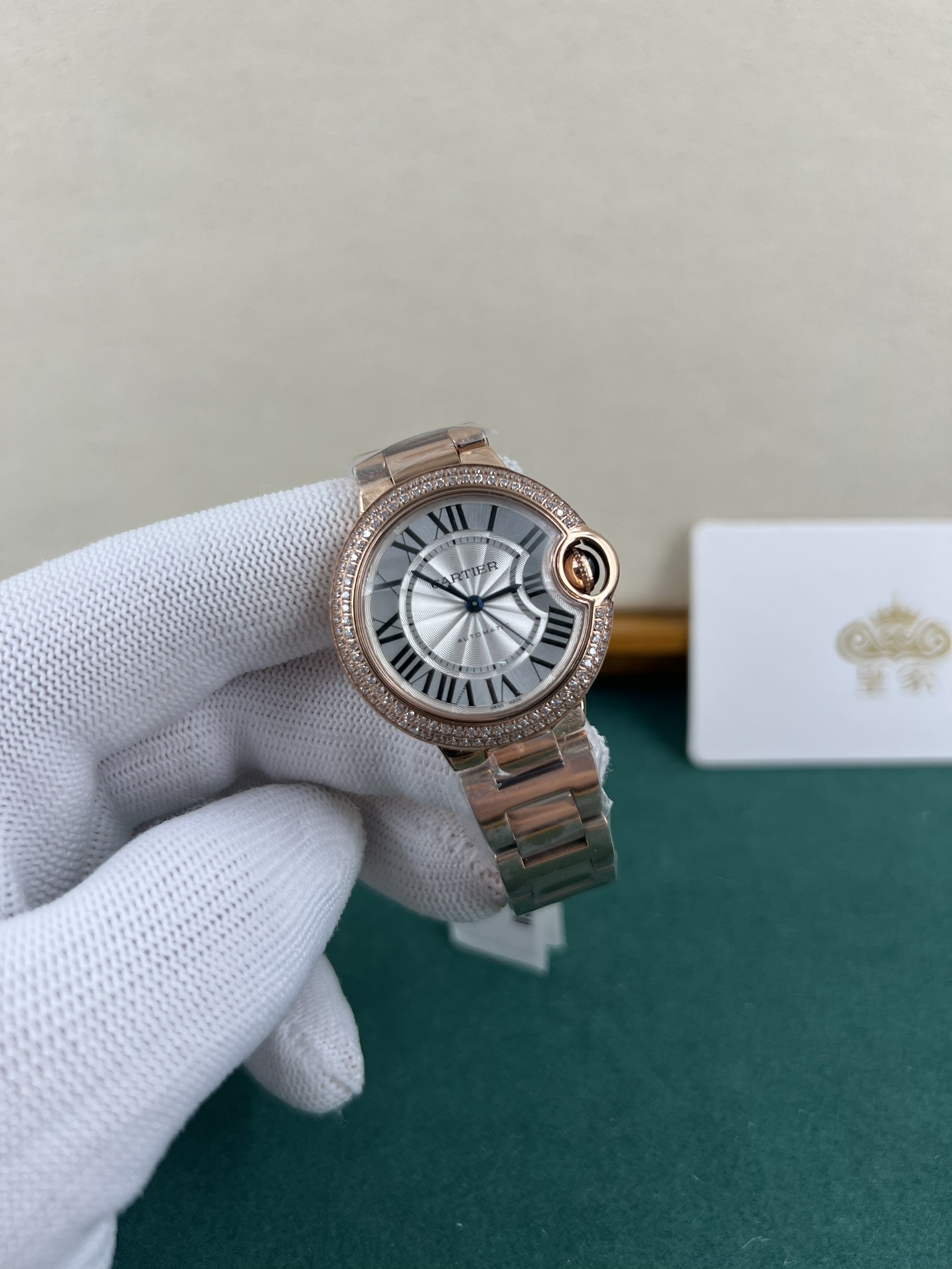 Cartier 皇家 卡地亚蓝气球系列，33玫瑰金双钻