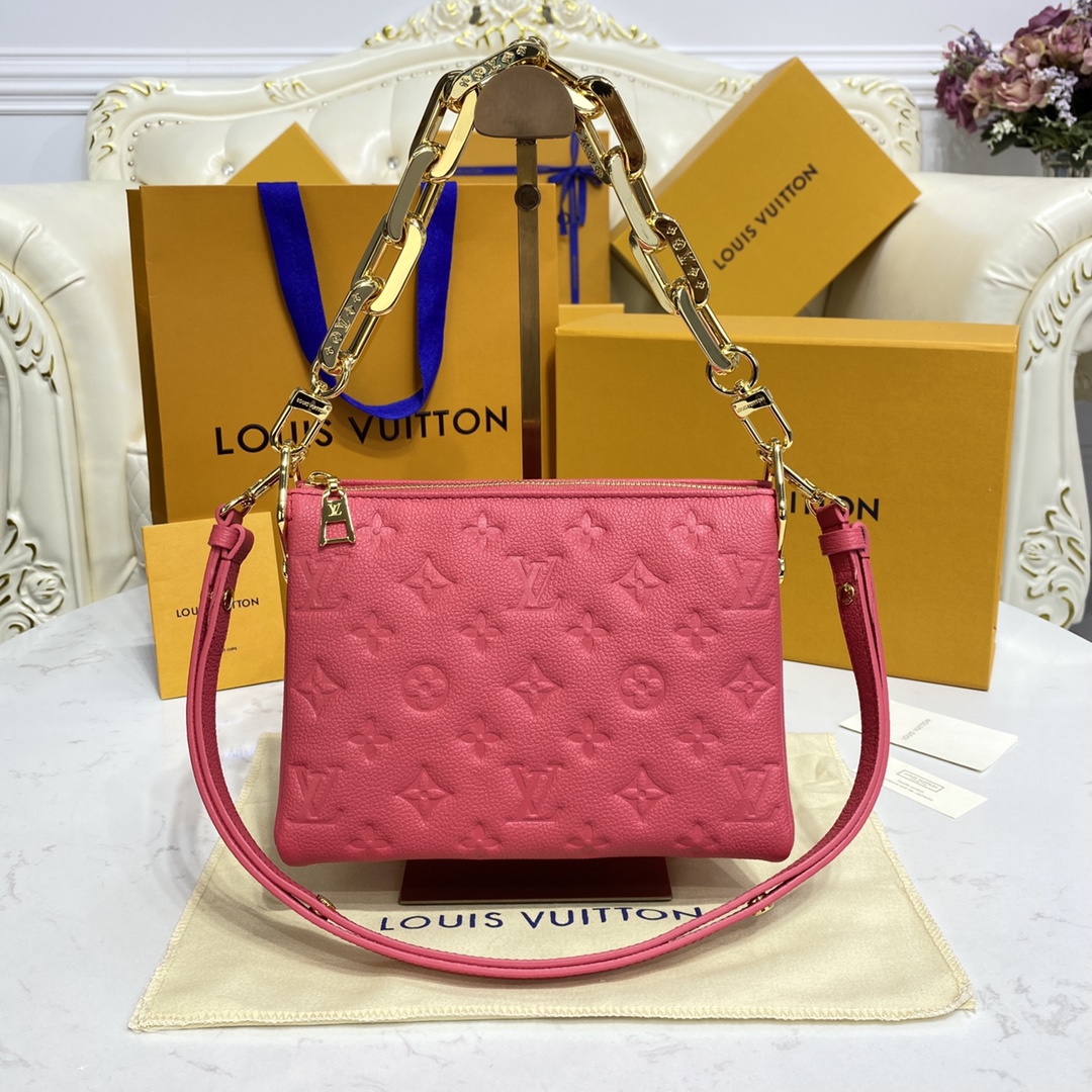 Replica Shop
 Louis Vuitton LV Coussin Bags Handbags Red Sheepskin Spring/Summer Collection Baguette