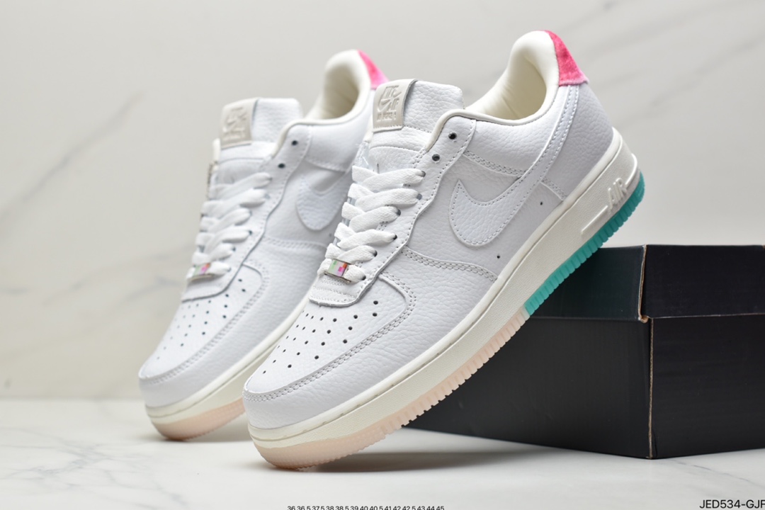 150  耐克Air Force1 LOW “GOT’EM”白绿粉 寿桃 原楦头原纸板 DC3287-111