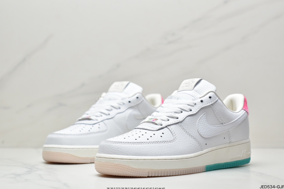 150  耐克Air Force1 LOW “GOT’EM”白绿粉 寿桃 原楦头原纸板 DC3287-111