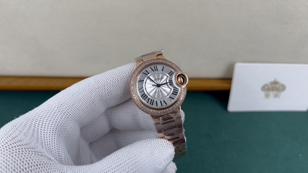 Cartier 皇家 卡地亚蓝气球系列，33玫瑰金双钻