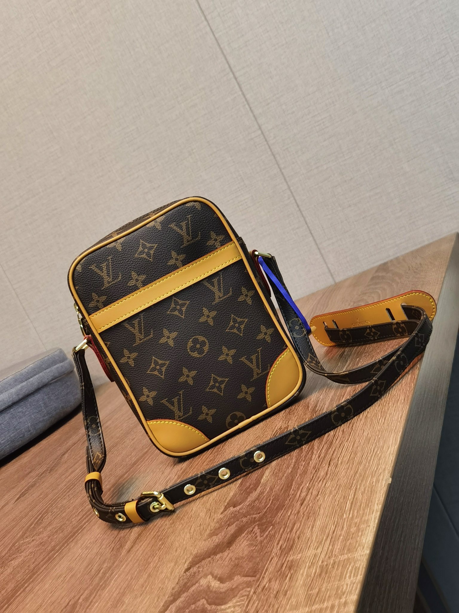 Louis Vuitton Handbags Crossbody & Shoulder Bags Yellow Men Monogram Canvas M45266