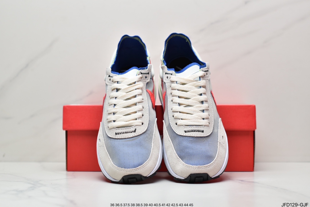 170 耐克NK Waffle One Summit White Bx.华夫网面透气休闲跑步鞋 DA7995