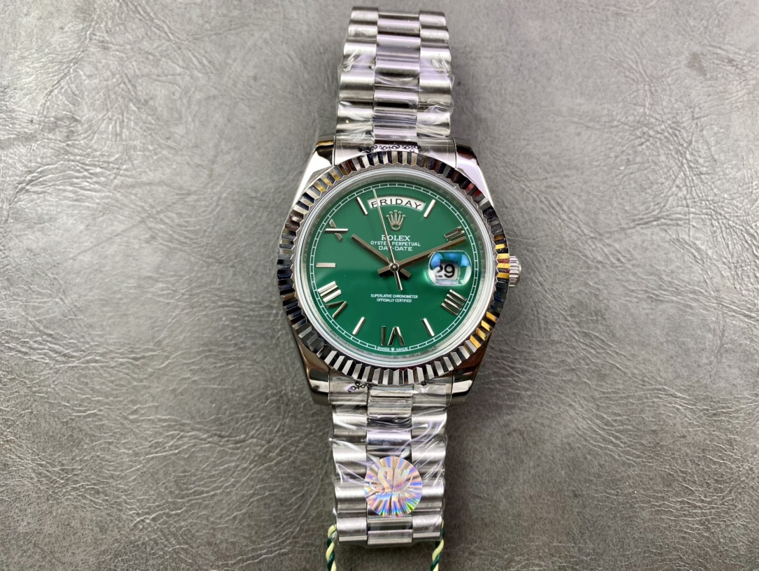 SK厂 劳力士Rolex 双历 星期日志型系列 40mm 自動巻き腕時計