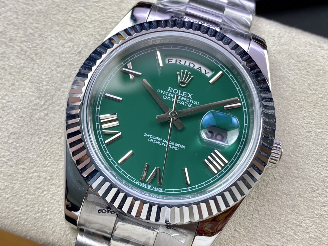 SK厂 劳力士Rolex 双历 星期日志型系列 40mm 自動巻き腕時計