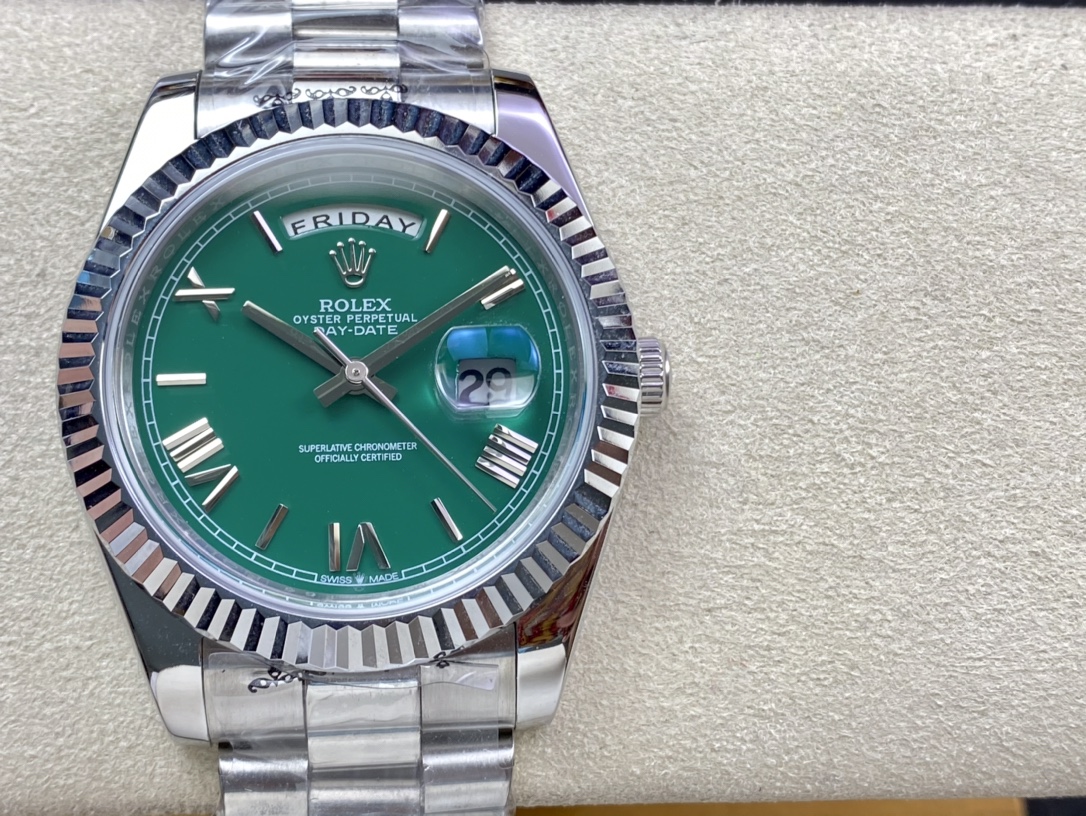 SK厂 劳力士Rolex 双历 星期日志型系列 40mm 自動巻き腕時計