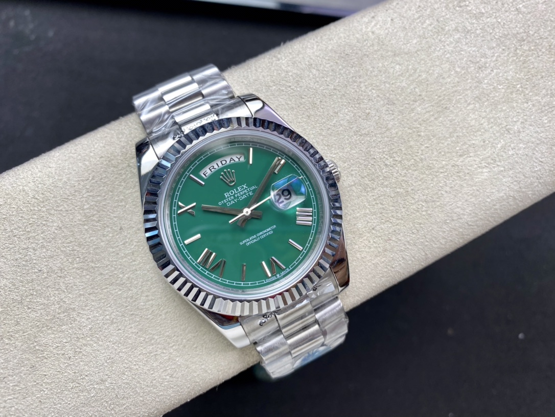 SK厂 劳力士Rolex 双历 星期日志型系列 40mm 自動巻き腕時計