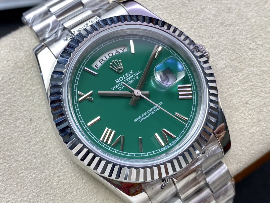 SK厂 劳力士Rolex 双历 星期日志型系列 40mm 自動巻き腕時計