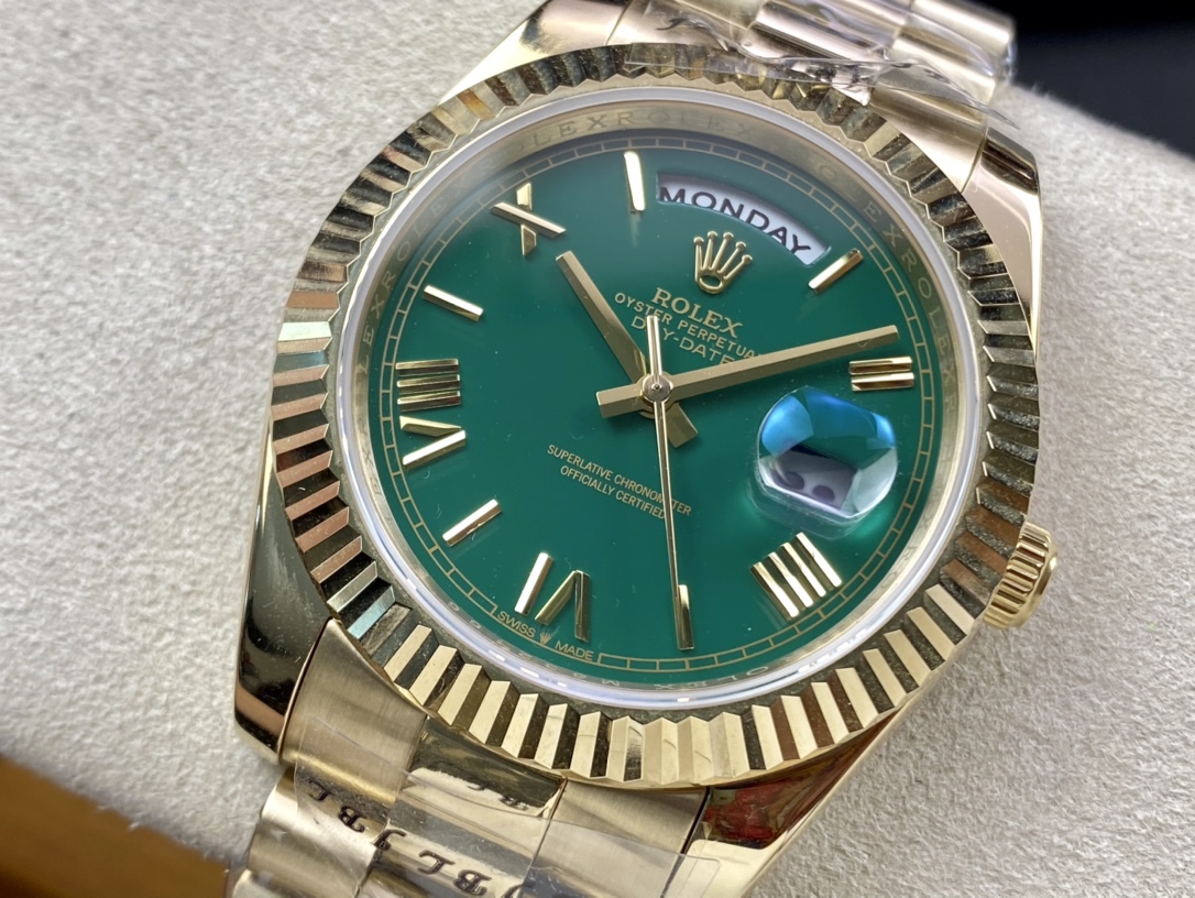 SK厂 劳力士Rolex 双历 星期日志型 40mm - 高品質自動巻き腕時計