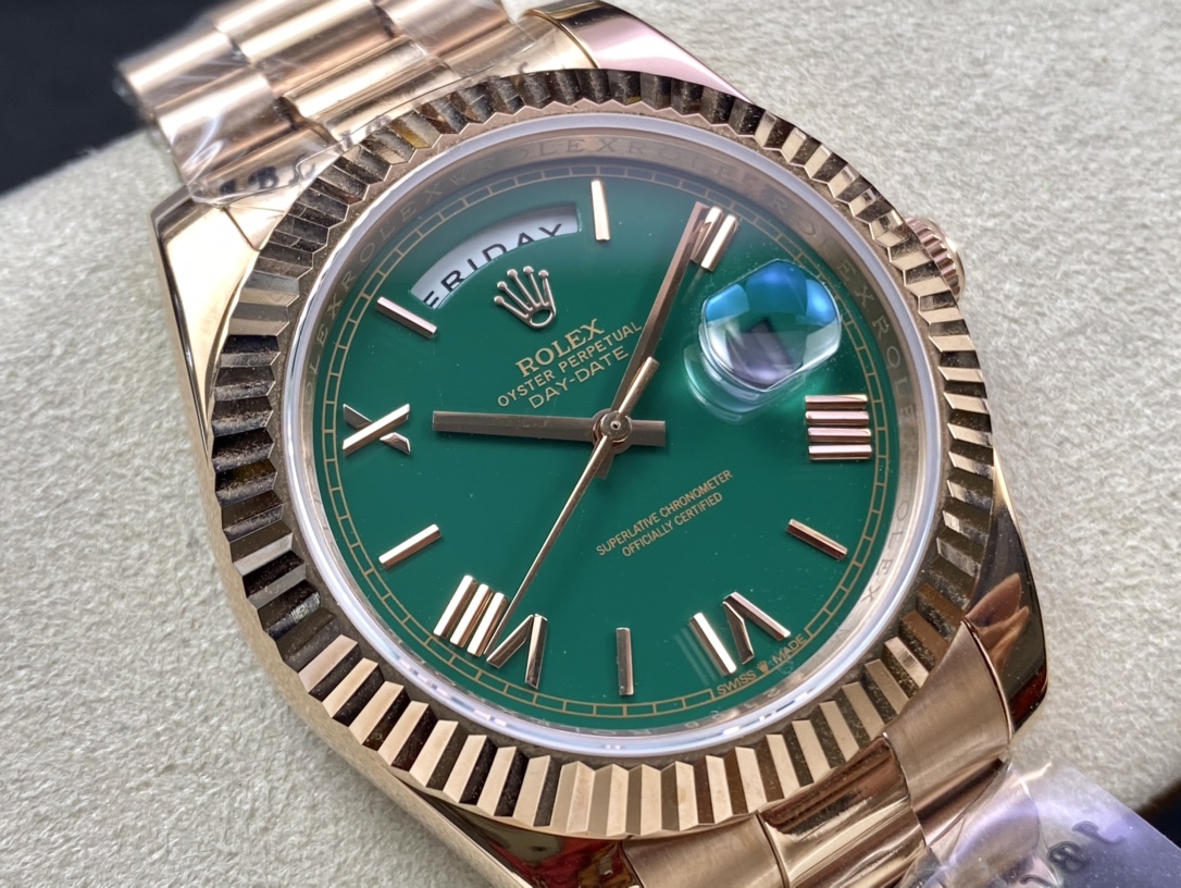 SK厂 劳力士Rolex 双历 星期日志型 40mm - 高品質自動機械腕時計