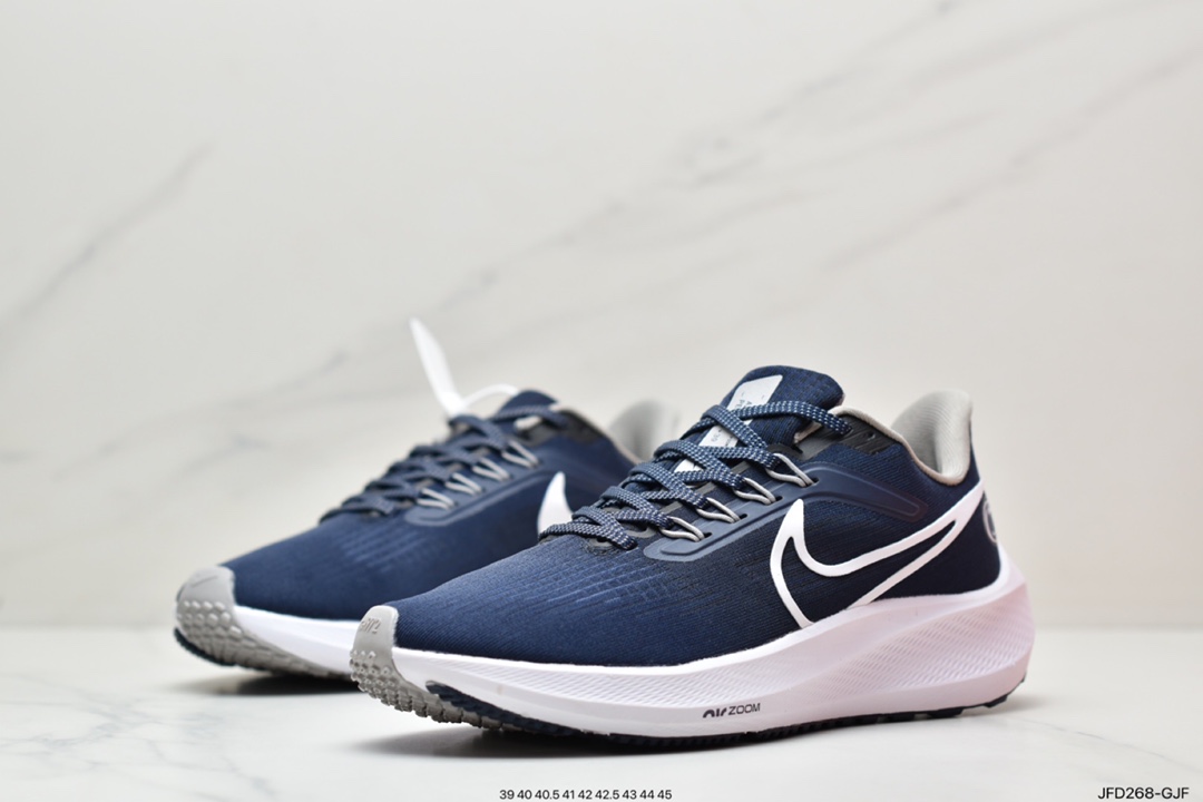 170 耐克Nike Zoom Pegasus 39"Sail/Cube Pink" 登月 39代超级飞马慢跑鞋