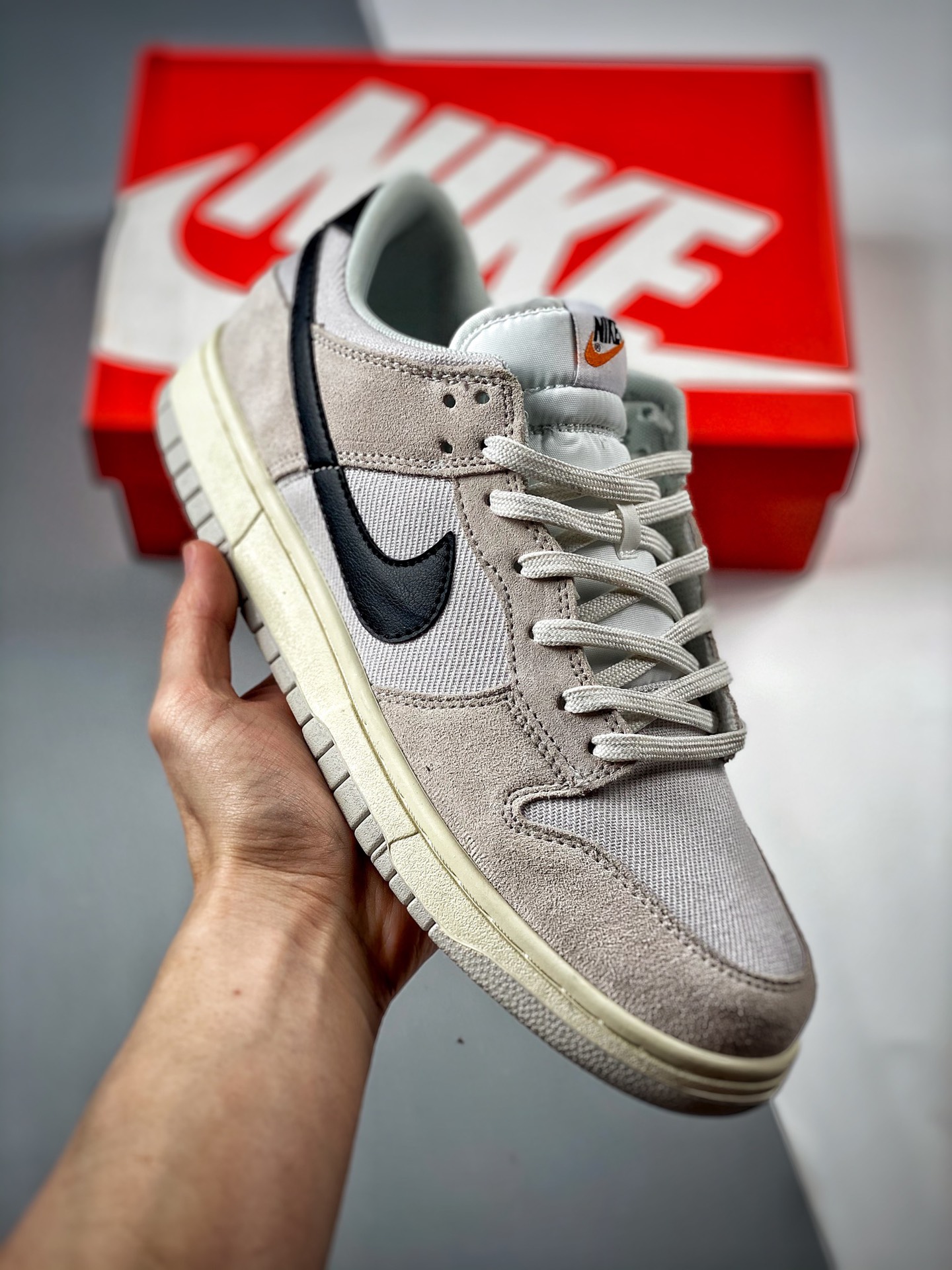 -2 Nk Dunk SB Low gris y negro, producción original de fábrica, fotos reales de estreno, material de primera …
