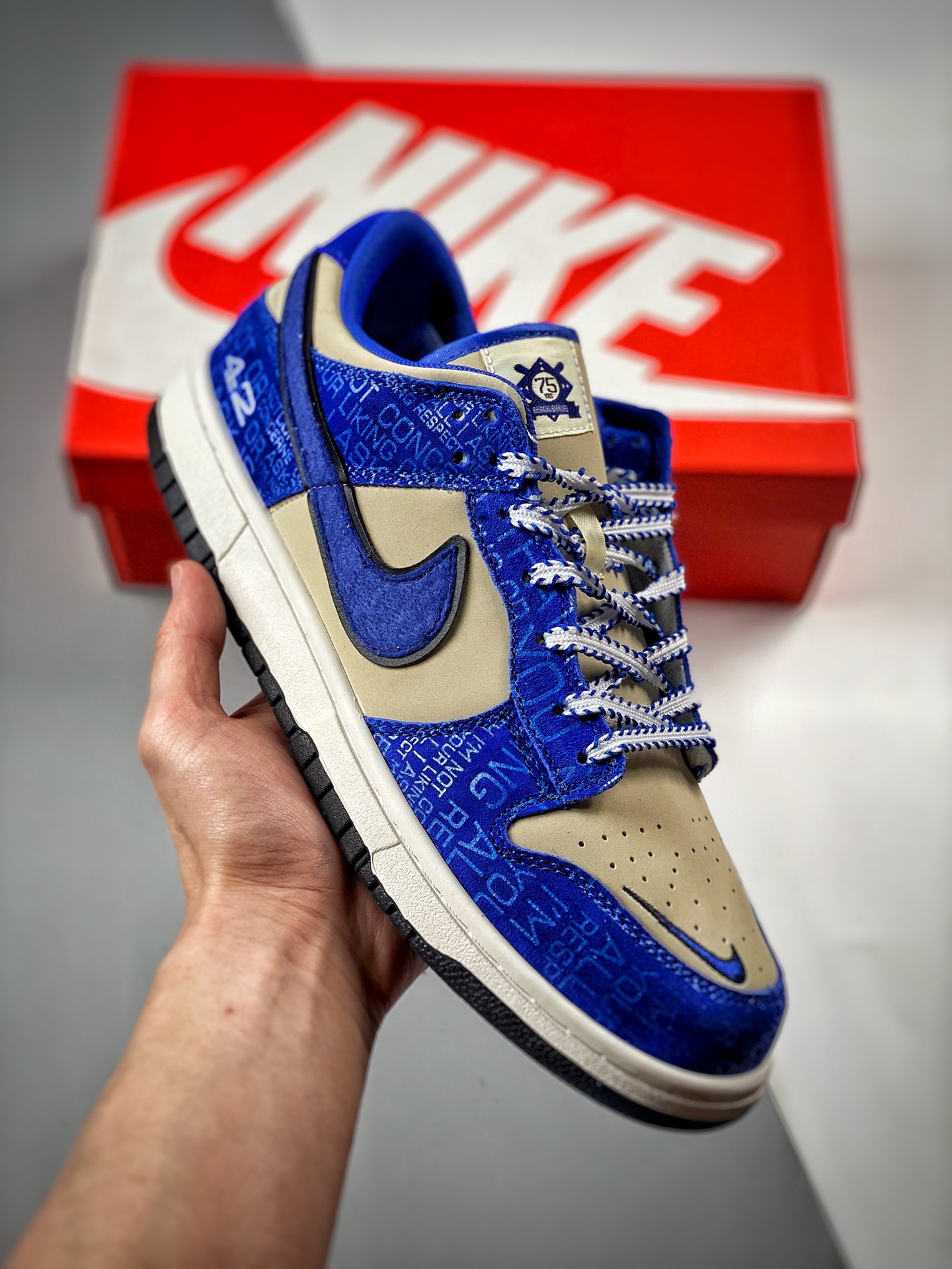 -2 Nk Dunk SB Low azul 42, producción original de fábrica grande, lanzamiento real, materiales de primera capa original…