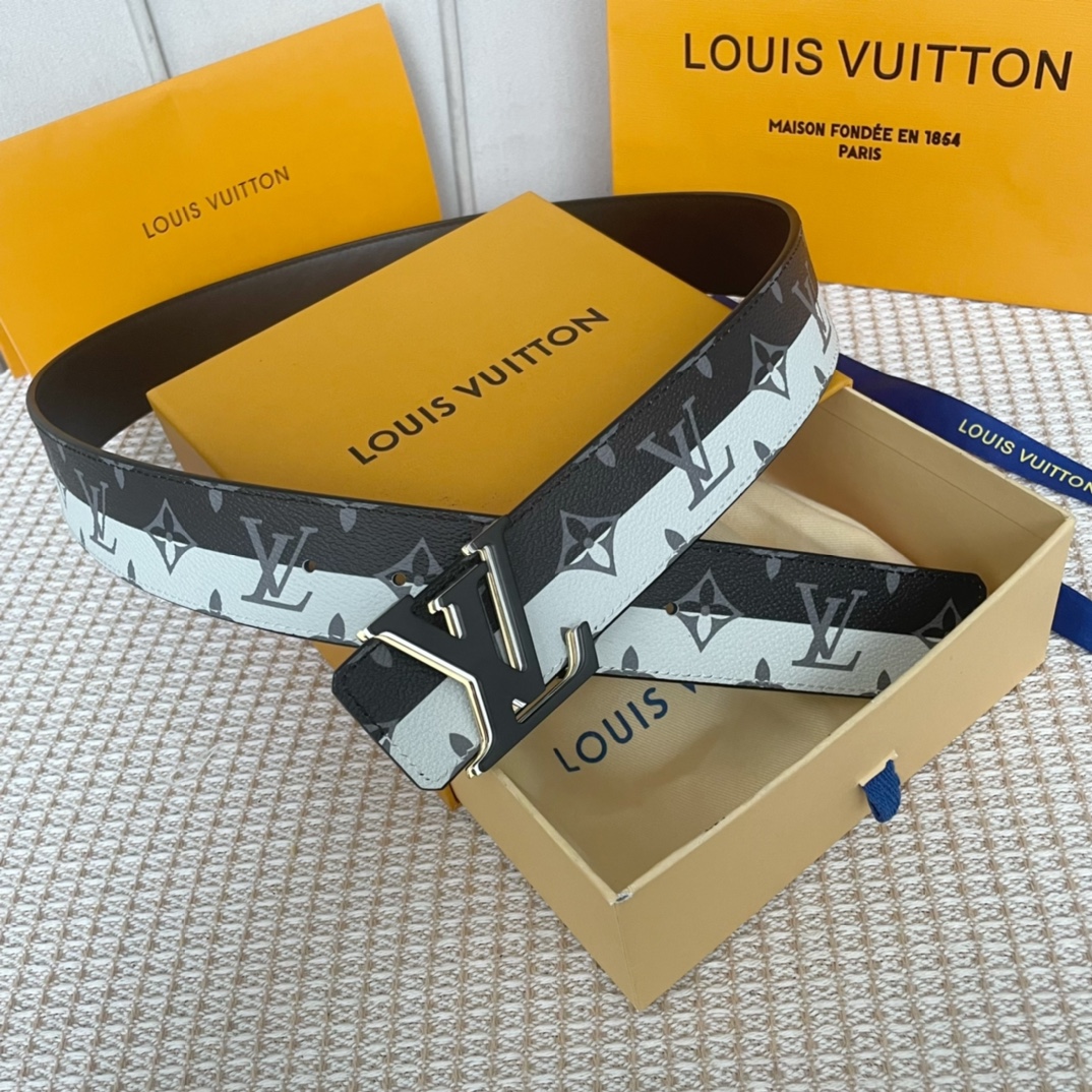 Louis Vuitton Belts Calfskin Cowhide