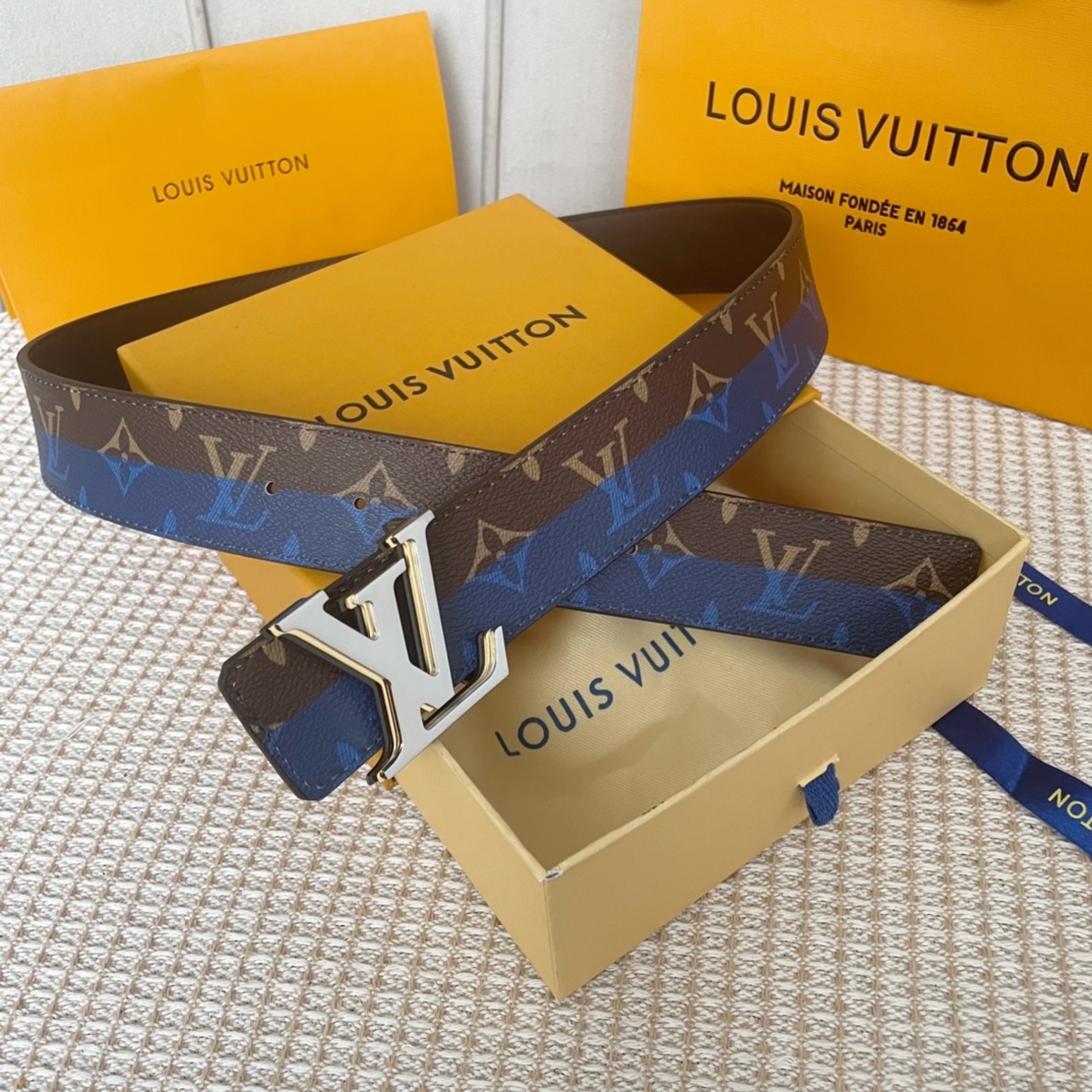 Louis Vuitton Belts Calfskin Cowhide