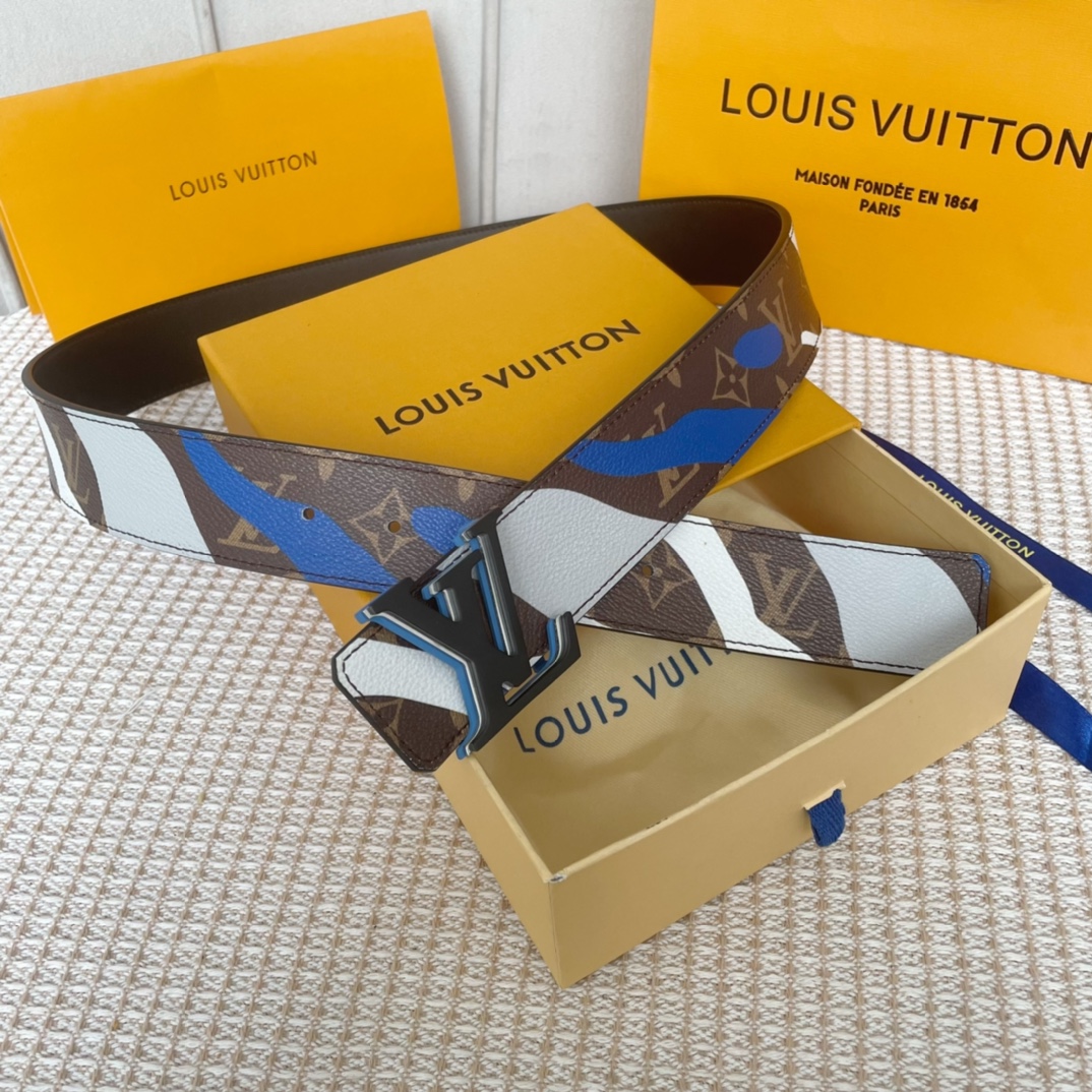 Louis Vuitton Belts Calfskin Cowhide