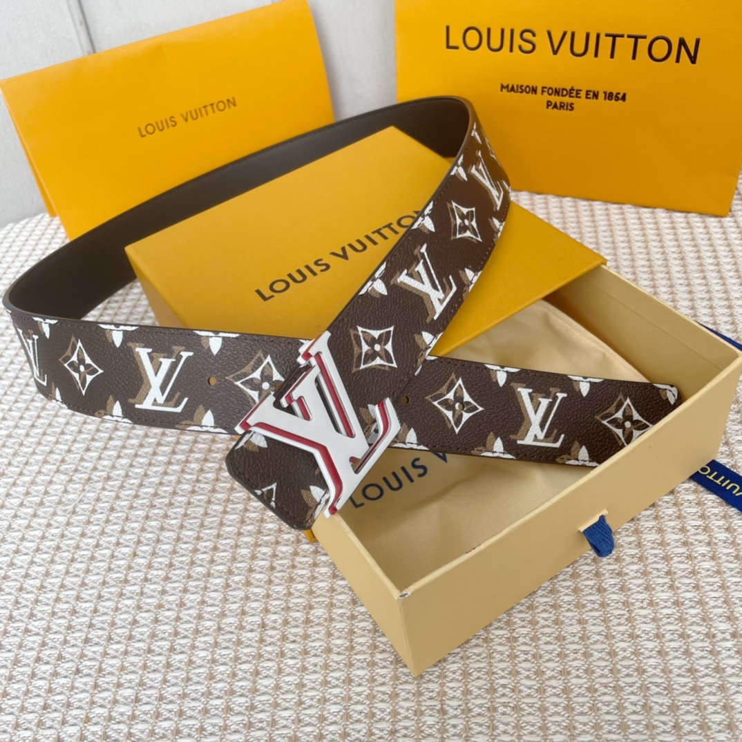 Louis Vuitton Belts Calfskin Cowhide