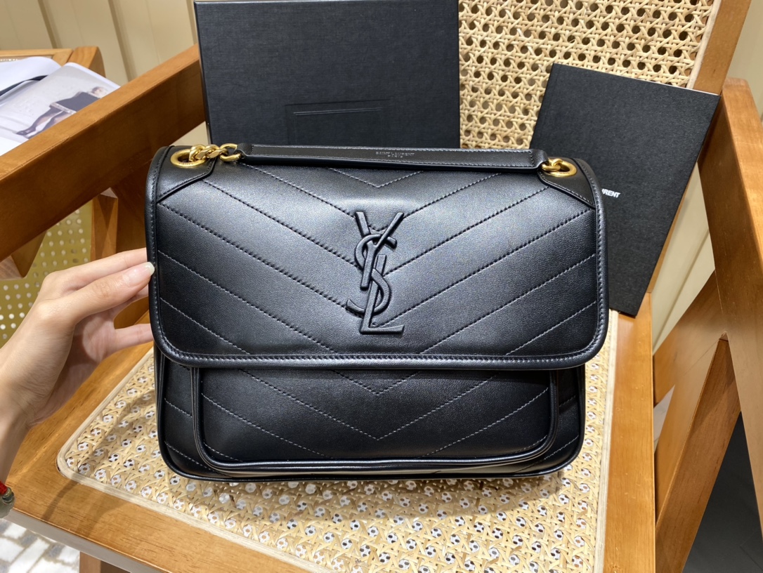 Saint laurent Ysl ๐ต๐๐๐ ๐ณ๐๐๐ 28CM ๅฐ็พ็ฎ้ฎๅทฎๅ
498894/้ป่ฒ