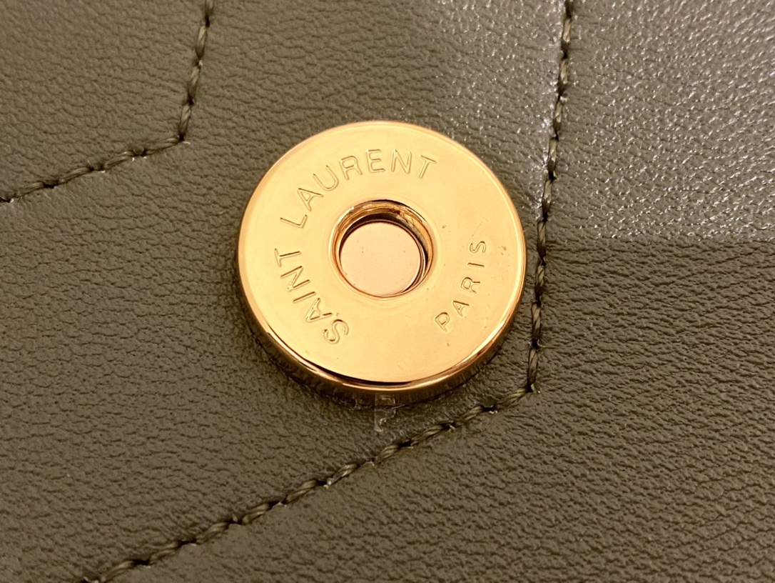 Saint laurent Ysl 𝑵𝒊𝒌𝒊 𝑳𝒂𝒎𝒃 28CM 小羊皮邮差包 498894/橄榄绿