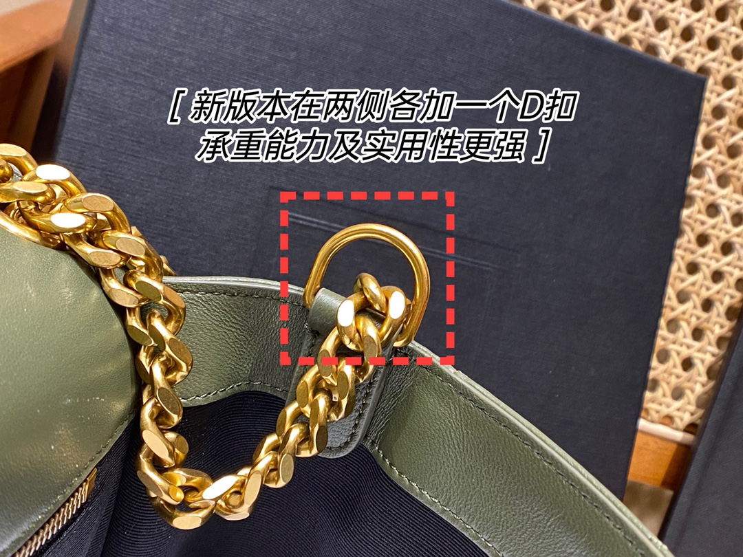 Saint laurent Ysl 𝑵𝒊𝒌𝒊 𝑳𝒂𝒎𝒃 28CM 小羊皮邮差包 498894/橄榄绿