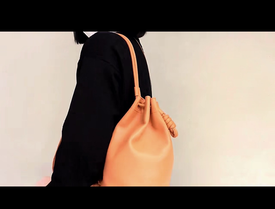 LOEWE罗意威 Sailor 抽绳水桶包 0678橘色