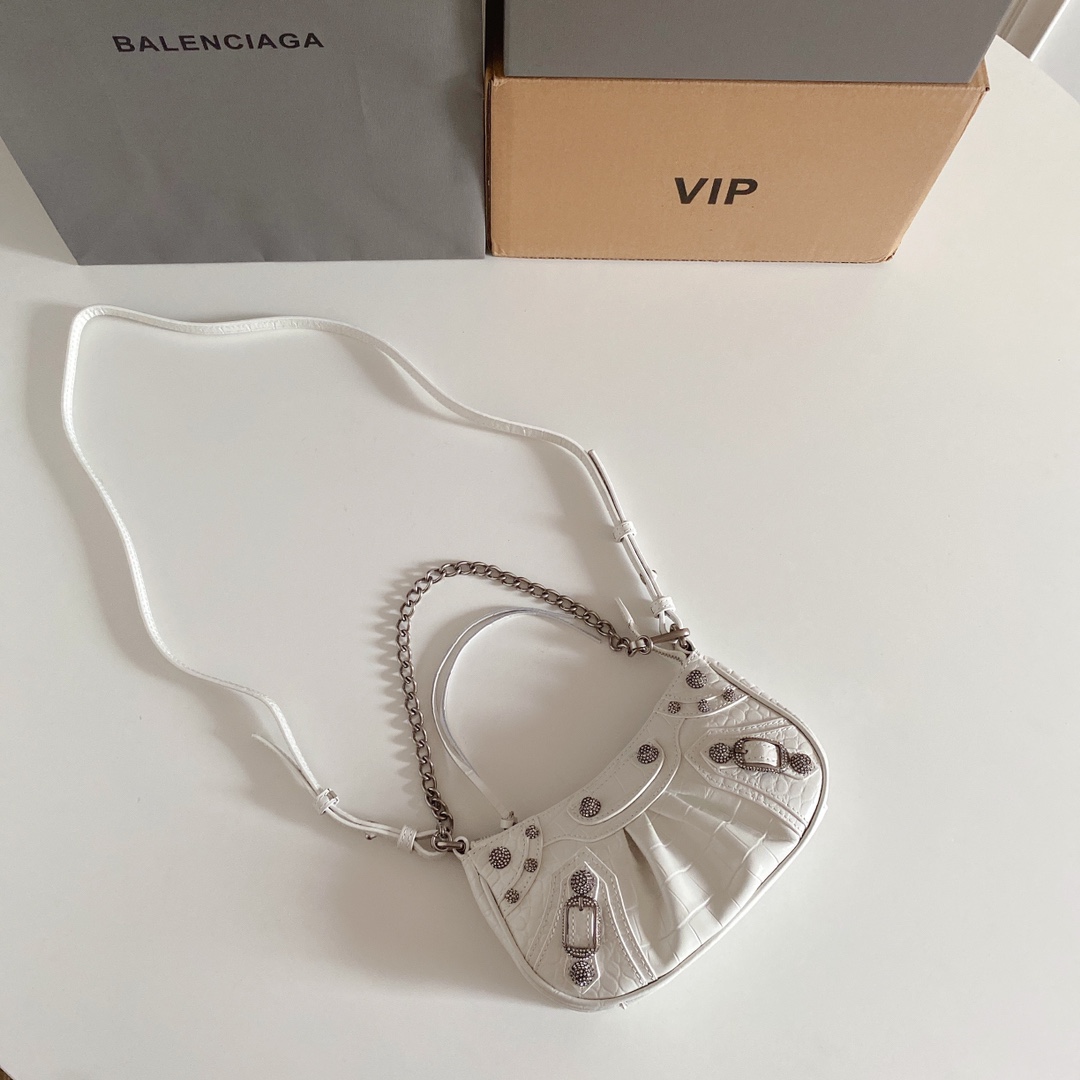 巴黎世家 Balenciaga 高定典藏经典高奢手袋托特包斜挎包 #D92F4C2F 5
