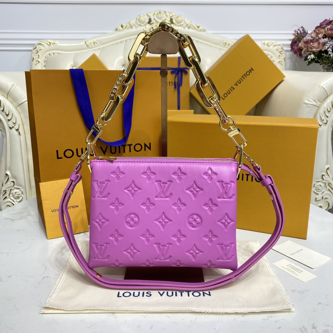 Louis Vuitton LV Coussin Bags Handbags Unsurpassed Quality
 Pink Sheepskin Spring/Summer Collection Baguette