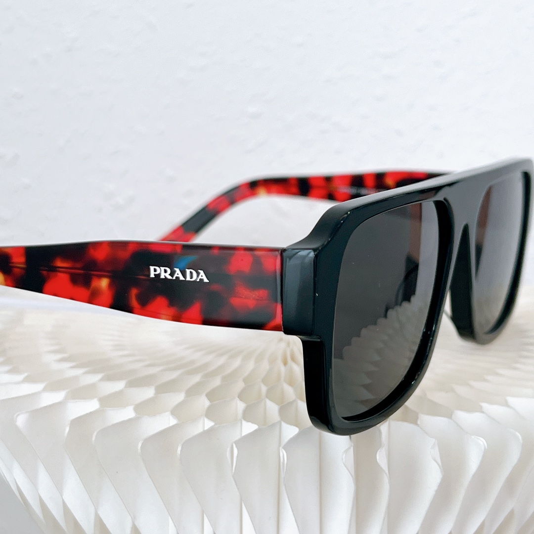 PRADA普拉达一体式镜框男女通用太阳眼镜