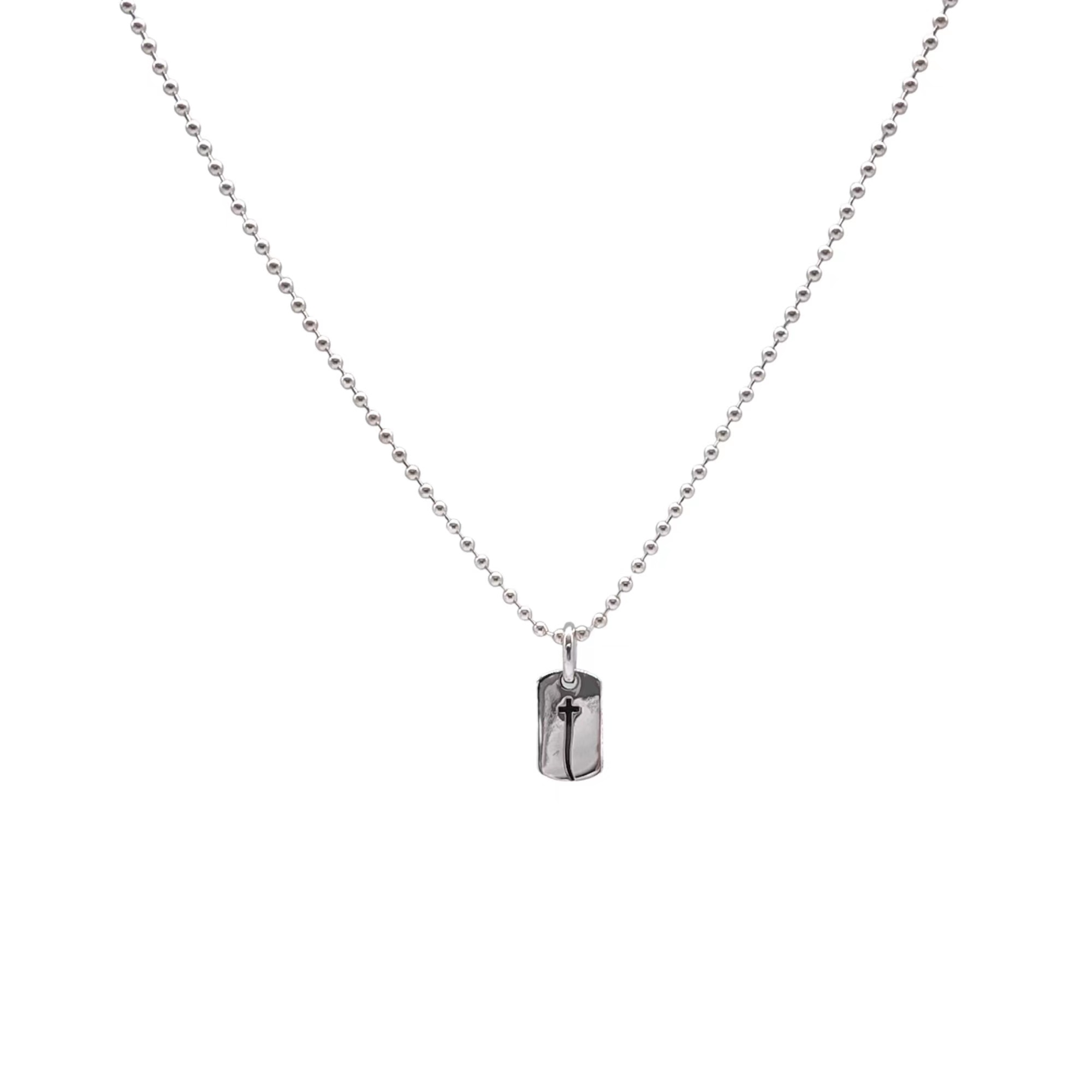 Chrome Hearts 𝐂𝐡𝐫𝐨𝐦𝐞 𝐡𝐞𝐚𝐫𝐭𝐬克罗心 流星十字项链