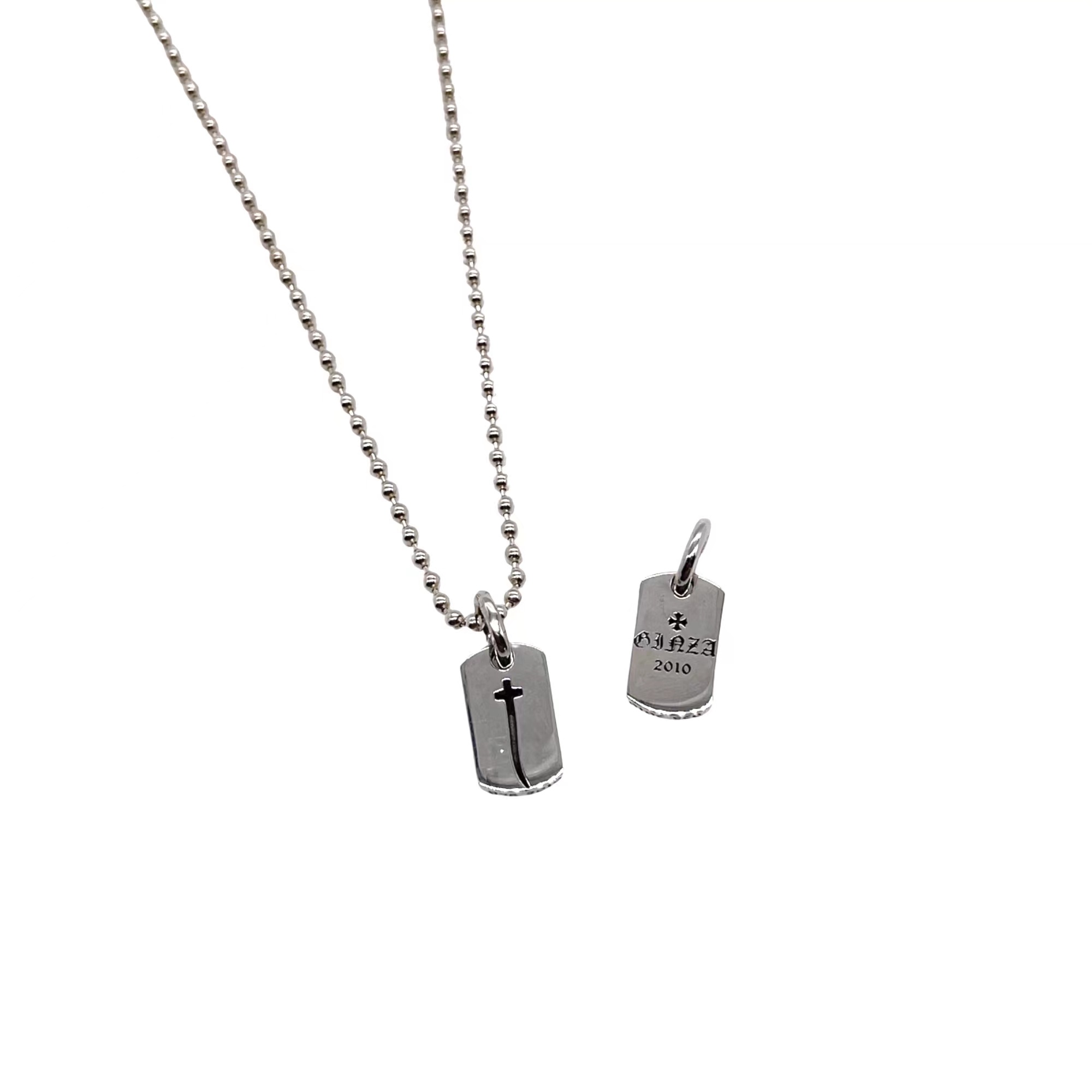 Chrome Hearts 𝐂𝐡𝐫𝐨𝐦𝐞 𝐡𝐞𝐚𝐫𝐭𝐬克罗心 流星十字项链