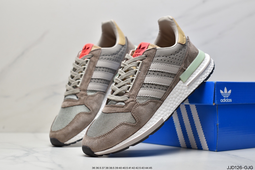 130 阿迪达斯Adidas Originals ZX500 RM 延续了 ZX500 的復古跑鞋B42254