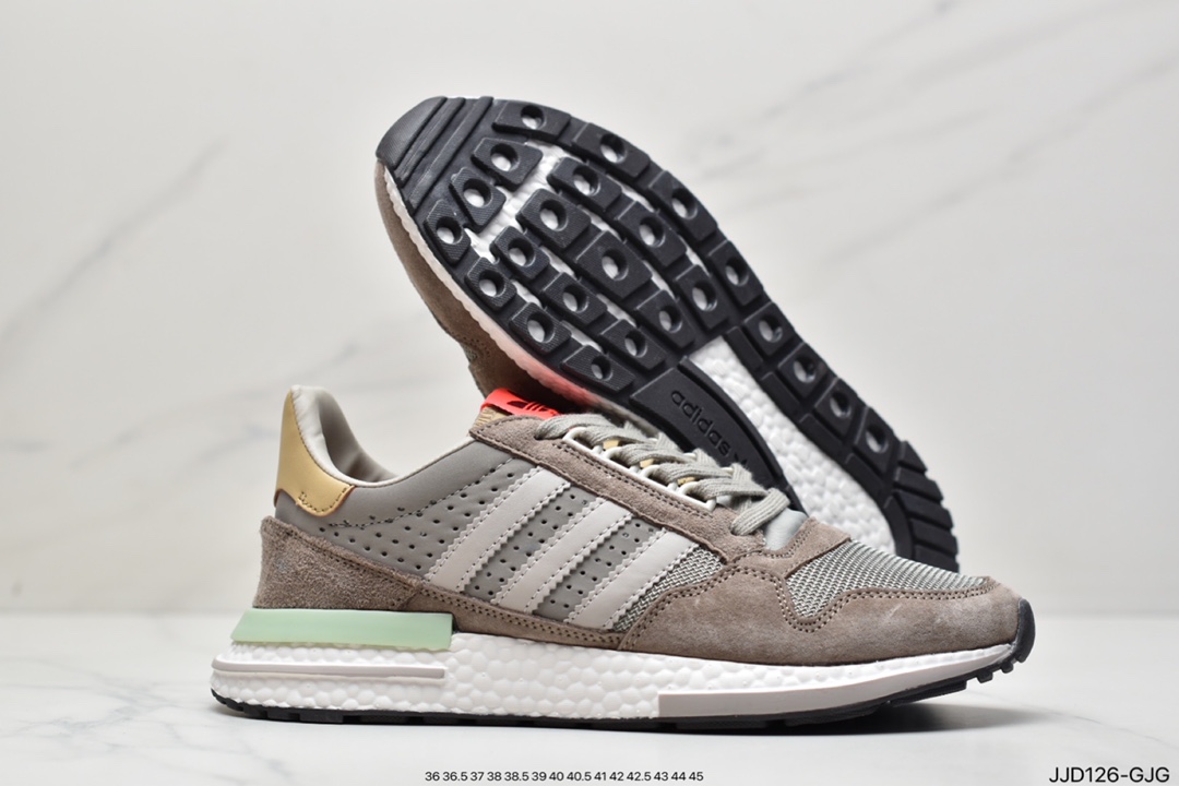 130 阿迪达斯Adidas Originals ZX500 RM 延续了 ZX500 的復古跑鞋B42254