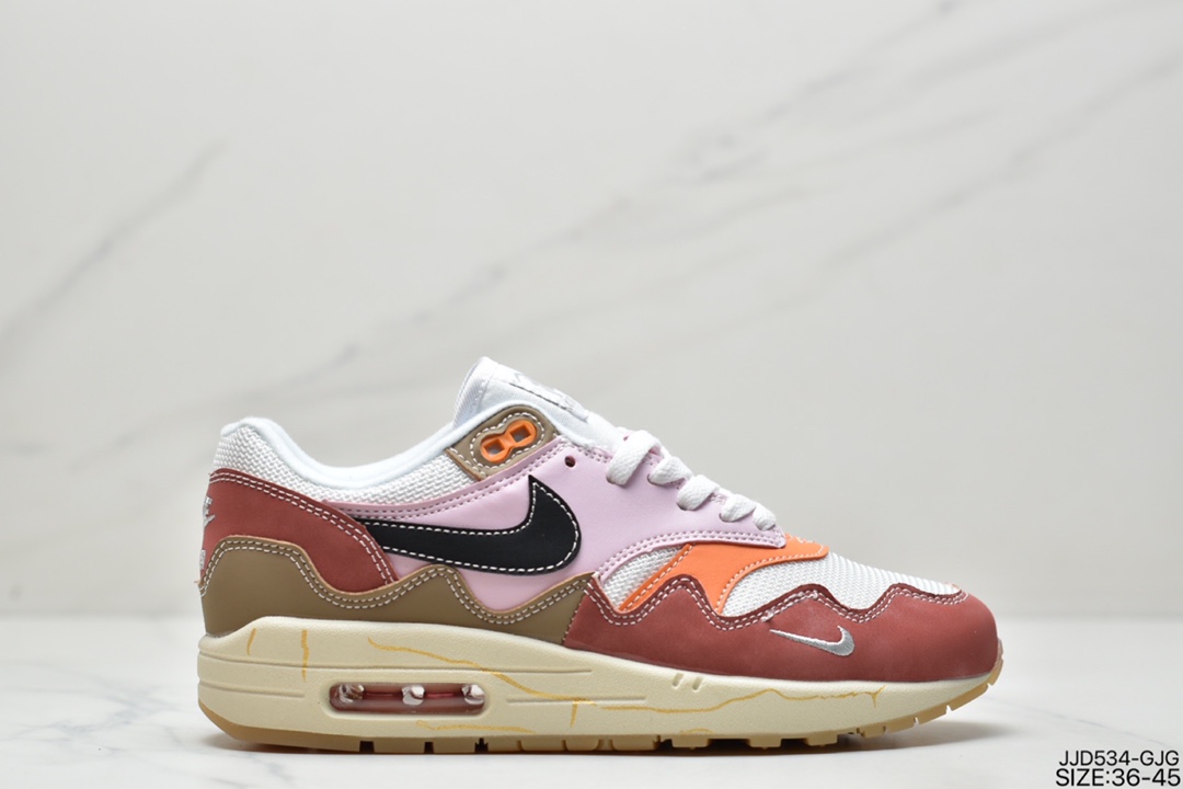 130 Patta x Nike Air Max 1“Monarch”复古休闲跑步鞋DH1348