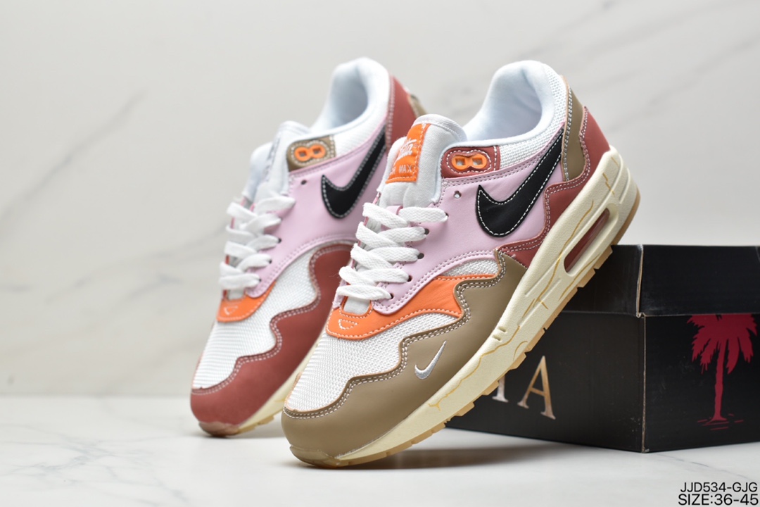 130 Patta x Nike Air Max 1“Monarch”复古休闲跑步鞋DH1348