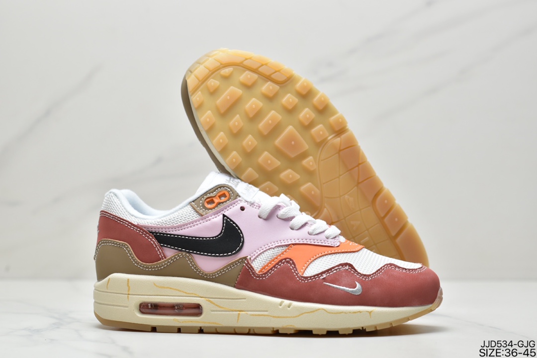 130 Patta x Nike Air Max 1“Monarch”复古休闲跑步鞋DH1348