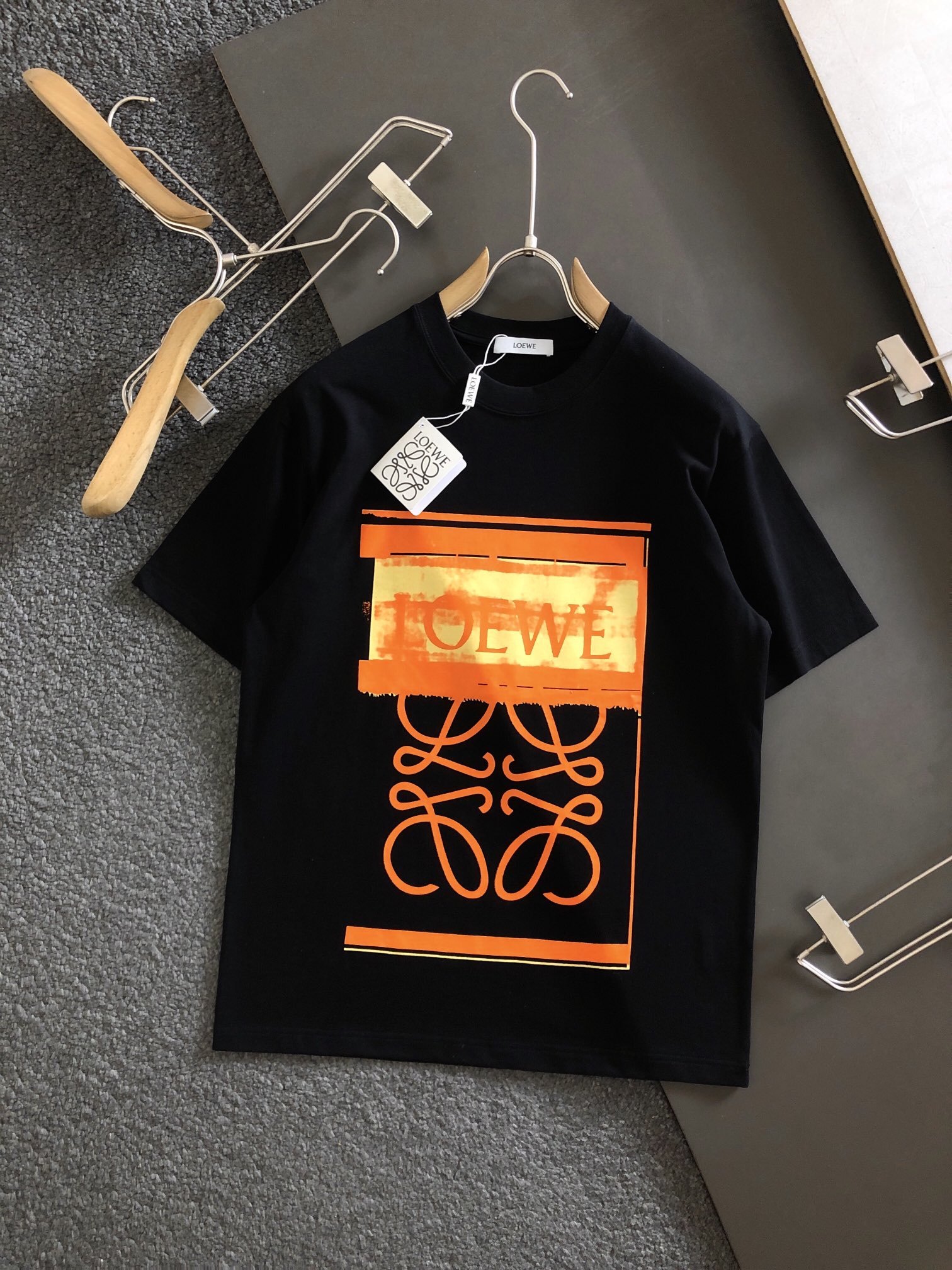 🅿️95 罗意威 Última camiseta de manga corta con estampado, de 230 gramos, de alta calidad y original de tienda, …