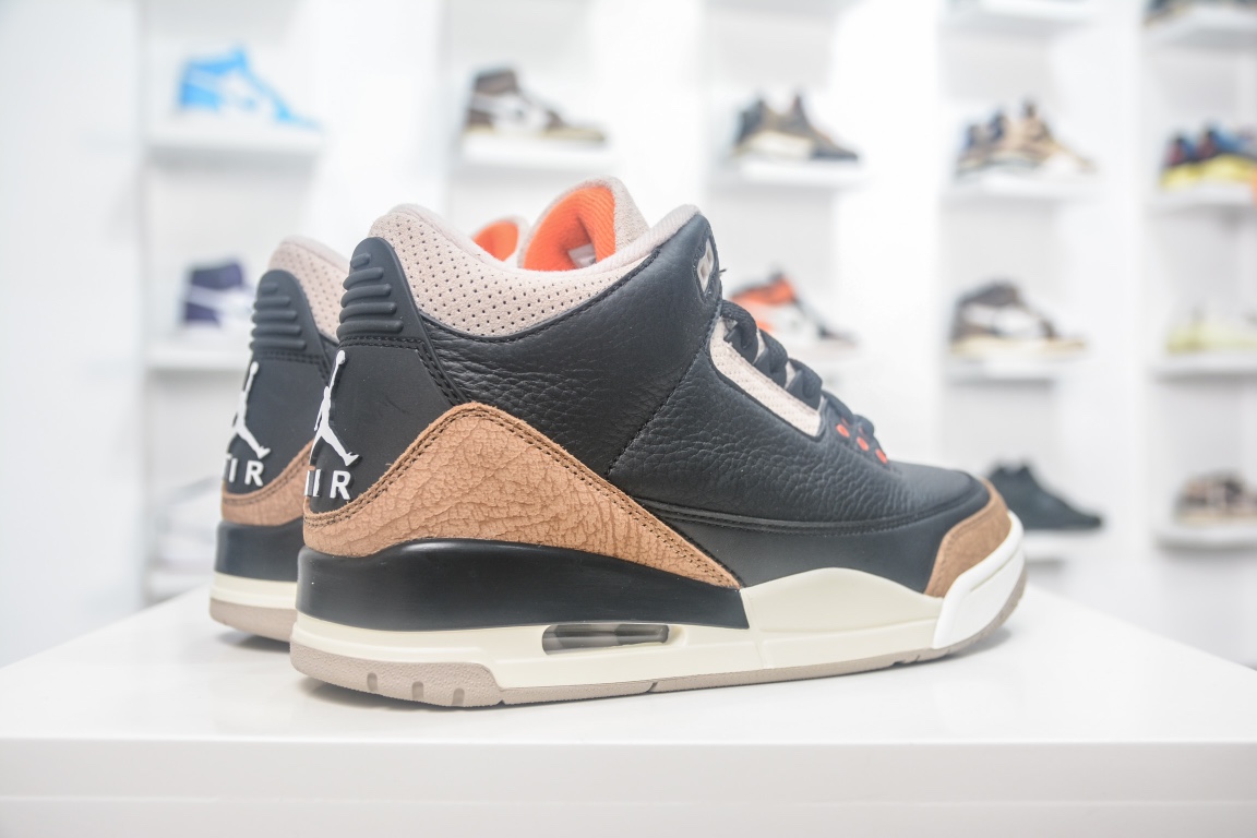 480 【独家优势】 全新G版出货 Air Jordan 3 Retro ”Desert Elephant” 黑棕ct8532-008