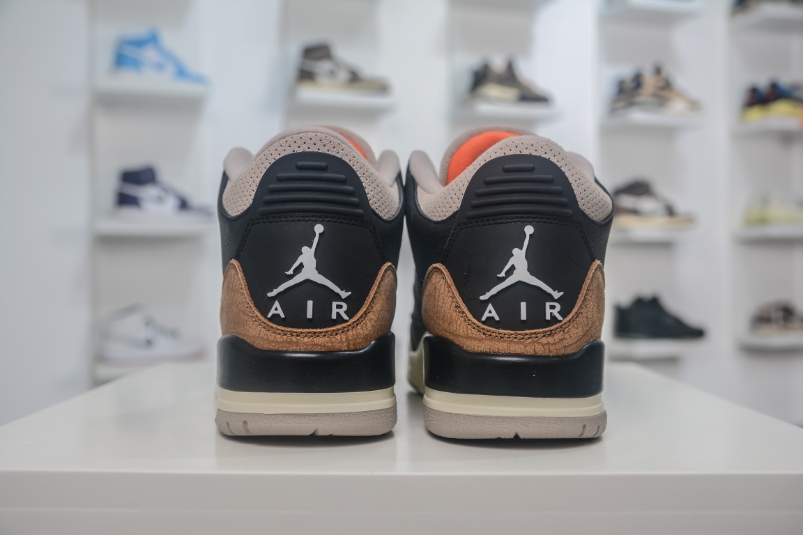 480 【独家优势】 全新G版出货 Air Jordan 3 Retro ”Desert Elephant” 黑棕ct8532-008
