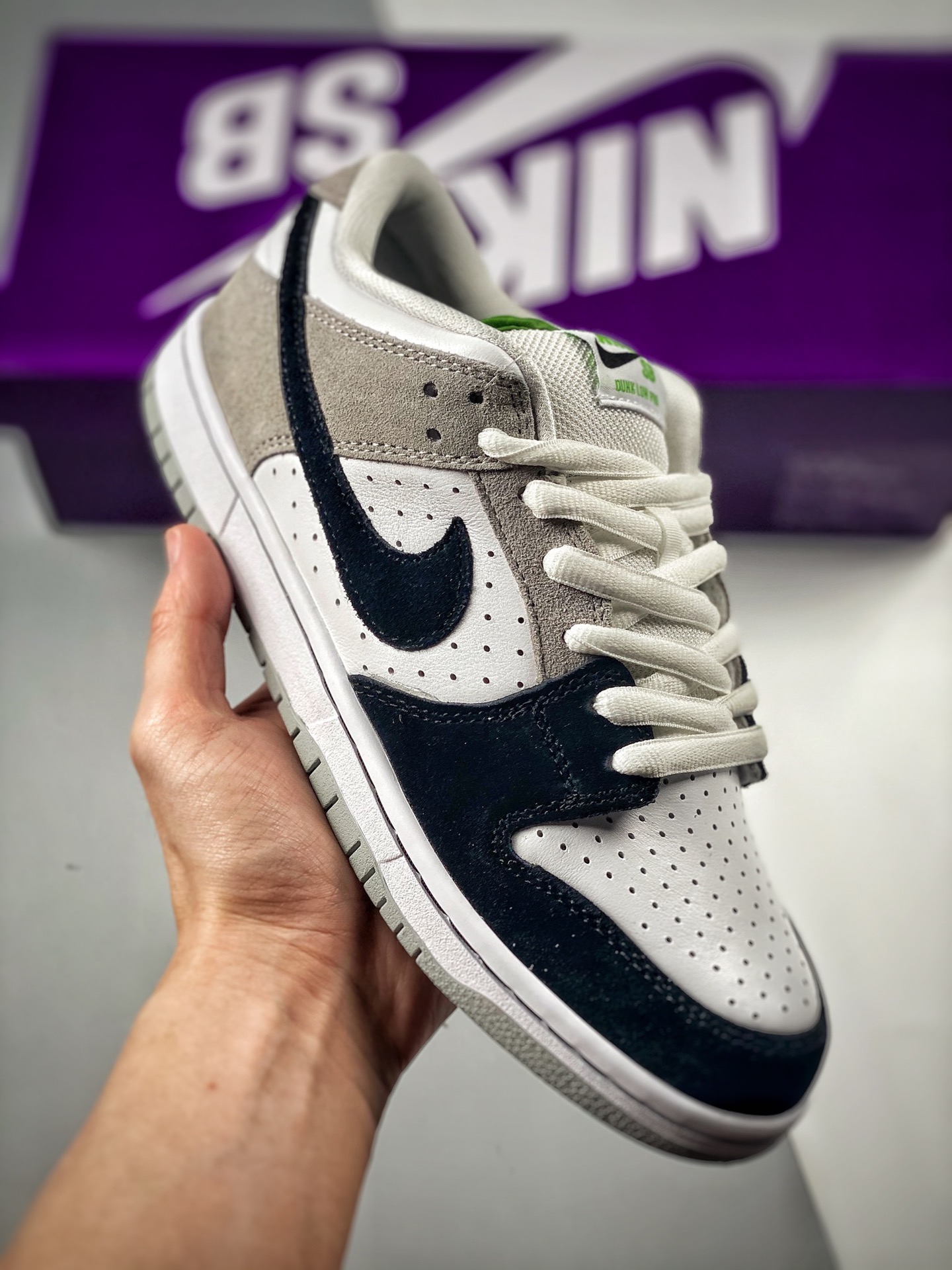 -5 Nk Dunk SB Low clorofila, producción original de fábrica grande, lanzamiento real, materiales de primera capa origin…