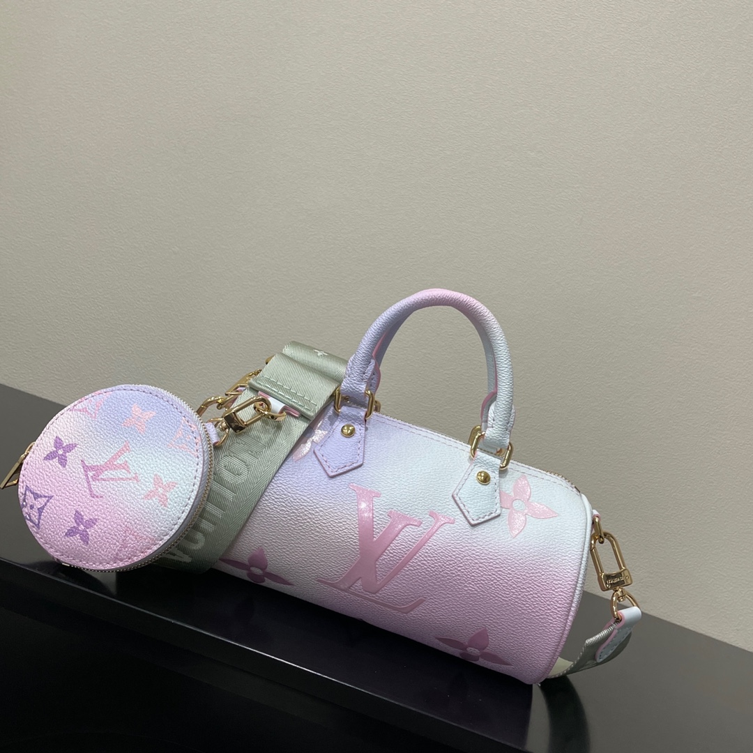 Louis Vuitton LV Papillon BB Bags Handbags Pink Monogram Canvas Spring Collection M46078